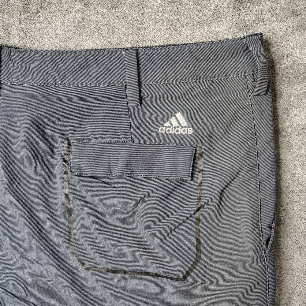 Adidas Performance Golf Shorts Mens 38 Gray Solid Lightweight Utility Cargo 10" - Picture 11 of 11